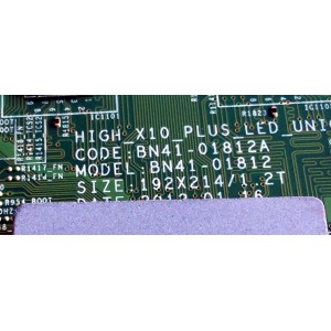 MAIN / SAMSUNG BN94-05625Y / BN41-01812A / BN97-06430L / BN97-08450L / PANEL LTJ400HF04-V / MODELOS UN40ES6100 / UN40ES6100FXZA TS01 / UN40ES6100FXZP