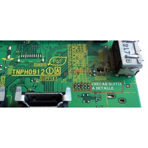 MAIN / PANASONIC TXN / A1NYUUS / TNPH0912AF / TXN/A1NYUUS / TNPH0912 / TNPH0912AF / TNPH0912AV / PANEL MC165FU1431 / MODELO TC-P65ST30