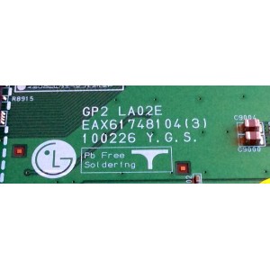 MAIN / LG EBR60842603 / EBU60842603 / EBR66098201 / 60842603 / EAX61748104(3) / 05EBU0107510 / EAX61748104 / PANEL LE85M47T240V5 / MODELOS 47LE8500-UA / 47LE8500-UA AUSWLJR