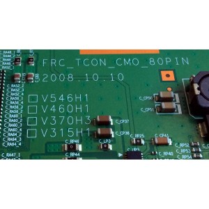 T-CON / SAMSUNG BN81-02393A / 35-D033792 / FRC_TCON_CMO_80PIN / PANEL V460H1-LH5 Rev.C1 / MODELOS LN46B640R3FXZA / LN46B650T1FXZA / LE46B650T2PXXN CN03 / LE46B679T2SXZG 0002 / LE46B679T2 / LE46B653 / LE46B653T / LE46B653T5 / MAS MODELOS EN DESCRIPCION