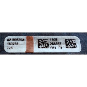 MAIN / SONY A-2199-530-A / A2199530A 130B / 1-982-121-11 / 173678011 / PANEL YM8F550CO01 / MODELO KD-55X750F / (IMPORTANTE:ACTUALIZACIÓN DE SOFTWARE REQUERIDA PARA SU MODELO Y SERIE CORRECTOS.)