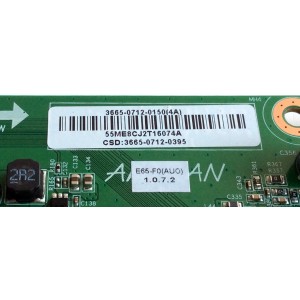 MAIN / VIZIO 3665-0712-0150 / 3665-0712-0395 / 0171-2272-6864 / PANEL T650QVN06.3 / MODELOS E65-F0 LAUAWVKU / E65-F0