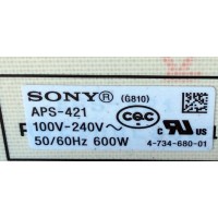 FUENTE DE PODER / SONY 1-474-719-11 / APS-421 / 147471911 / 1-983-412-11 / APS-421(CH) / Z01P421--P0W / 183000153 / PANEL'S YD8S011DTU01/ T850QVF03.0 / MODELOS XBR-75Z9F / XBR-85X900F / XBR-85X950G