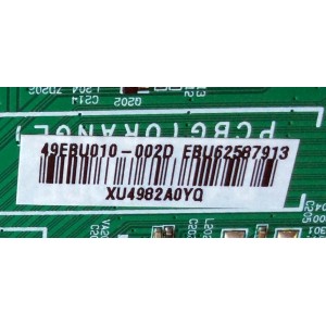 MAIN / LG EBU62587913 / EAX65614404(1.0) / 49EBU010-002D / EAX65614404 / PANEL LC320DUE (FG)(A3) / 32LB5600-UZ / 32LB5600-UZ BUSWLJM