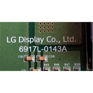 LED DRIVER / LG 6917L-0143A / PPW-LE60TM-O Rev0.7 / 143A / PPW-LE60TM-0 / PANEL LC600EUD (LF)(F1) / MODELOS 60LA8600-UC / 60LA8600-UC.BUSYLJR / 60LA8600-UC.AUSYLJR