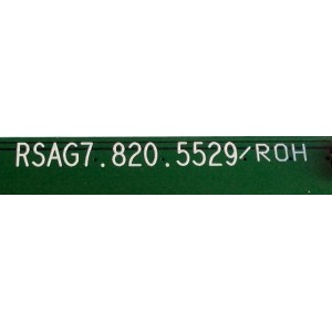 T-CON / HISENSE 166975 / RSAG7.820.5529/R0H / E303981 / PANEL HD550DF-B57\S0 / MODELO 55K20DG