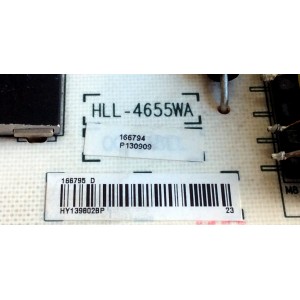 FUENTE DE PODER / HISENSE 166795 / RSAG7.820.5482/R0H / HLL-4655WA / CQC03001003024 / PARTE SUSTITUTA 166794 / PANEL HD550DF-B57\S0 / MODELO 55K20DG