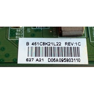 MAIN PARA TV TOSHIBA / NUMERO DE PARTE 431C8K21L22 / 461C8K21L22 / SBB55T / VTV-L55730 REV:1 / SUSTITUTA 431C8K21L23 / PANEL K550WDR1 / DISPLAY ST5461D04-2 / MODELO 55L621U