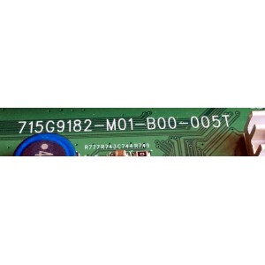 MAIN / VIZIO 756TXHCB0QK035 / 715G9182-M01-B00-005T / XHCB0QK035 / (X)XHCB0QK035050X / 715G9182-M0D-B00-005T / PANEL TPT550U1-QVN05.U REV:S57B0A / MODELOS E55-F1 LTMWWUMU / E55-F1 LTMWWUKU