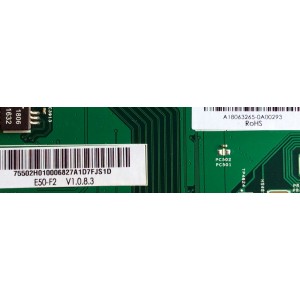 MAIN / VIZIO 755.02H01.0006 / 748.02H01.0011 / L7118-1 / 75502H010006 / TED.SX7.EB761 D17507 / A18063265 / A06A4482C868 / PANEL T500QVN03.7 / MODELO E50-F2 LWZ2WYMU