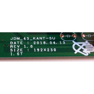 MAIN / FUENTE (COMBO) / SAMSUNG 3200211001020AE / VN43US100UAXBE / JDM_43_KANT-SU / VN43US100 / PANEL BOEI430WQ1 / MODELOS UN43NU6900 UN43NU6900FXZA BZ01