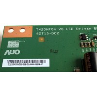 LED DRIVER / INSIGNIA 55.54T04.D03 / T420HF04 V0 / 42T15-D02 / 5554T03D03 / PANEL T546HW04 V.0 / MODELO NS-55E790A12