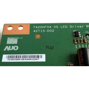 LED DRIVER / INSIGNIA 55.54T04.D03 / T420HF04 V0 / 42T15-D02 / 5554T03D03 / PANEL T546HW04 V.0 / MODELO NS-55E790A12