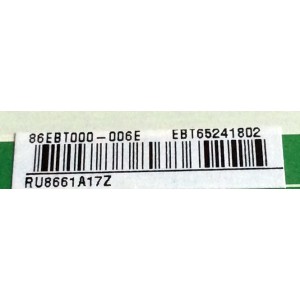 MAIN / LG EBT65241802 / EAX67872805 / 86EBT000-006E / EAX67872805(1.1) / EAX67872804 (1.0) / PANEL NC650DQG / MODELOS 65UK6300PUE / 65UK6300PUE BUSTLOR / 65UK6300PUE BUSTLJR