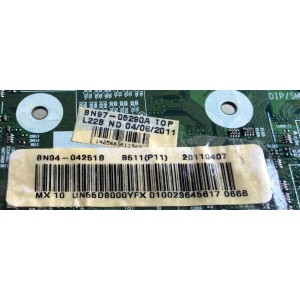 MAIN PARA TV  SAMSUNG NUMERO DE PARTE    BN94-04251B / BN41-01622A / BN97-05290A / PARTE SUSTITUTA BN94-04251Y / PANEL LTJ550HQ06-J / MODELOS UN55D8000 / UN55D8000YFXZA H302