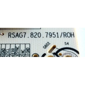 FUENTE DE PODER / HISENSE 228430 / RSAG7.820.7951/ROH / HLL-4066WX / CQC16134139053 /  MODELO  43H8E