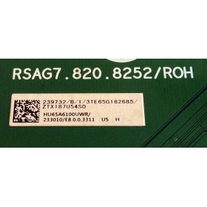 MAIN / HISENSE 239732 / RSAG7.820.8252/ROH / 233010 / HU65A6100UWR / ZTX187U54S0 / /B/1/3TE65G182685 / E303981 / PANEL / MODELOS 65R6070E / FH65R6E