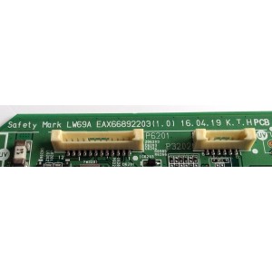 MAIN / LG EBT64338803 / EAX66892203 (1.0) / EAX66892203 / 63632601 / PANEL LD320DUE (FH)(B1) / MODELO 32SM5C-B