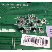 MAIN / TOSHIBA 75014846 / STT40T VTV-L4010 REV:1 / 431C1851L12 / 461C1851L12 / TT46T / PANEL LTA460HF03 / MODELO 46XV640UZ