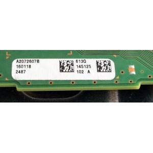 MAIN / SONY A-2072-564-C / A2072607B 613Q / 1-894-596-22 / PANEL SYV5541 / DISPLAY LSY550FF01-201 / MODELO XBR-55X850C (DESPUÉS DE REEMPLAZAR ESTA PLACA TIENE QUE ACTUALIZAR EL SOFTWARE DESCARGA LA VERSIÓN CORRECTA PARA TU MODELO Y SERIE.)