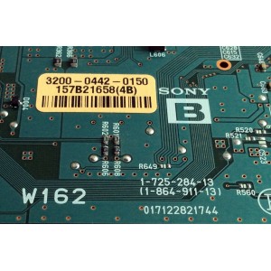 TARJETA INTERFACE / SONY A-1123-859-A / 1-725-284-13 / 3200-0442-0150 / 1-864-911-13 / PARTE SUSTITUTA A-1132-684-A / MODELO KLV-S20G10