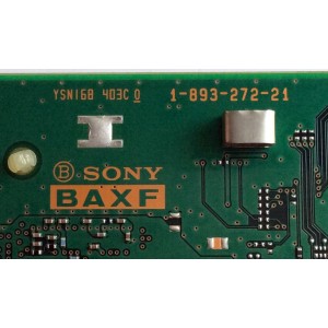 MAIN / SONY A-2039-709-A / 1-893-272-21 / A2039719B 347P / PANEL YD4S650LTU01 / MODELOS XBR-65X900B / XBR-55X900B / XBR-79X900B / (DESPUÉS DE REEMPLAZAR ESTA PLACA TIENE QUE ACTUALIZAR EL SOFTWARE DESCARGA LA VERSIÓN CORRECTA PARA TU MODELO Y SERIE.)