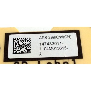 FUENTE DE PODER / SONY 1-474-330-11 / 1-884-525-11 / 147433011 / APS-299/CW(CH) / APS-299 / PANEL LSY550HJ01 / MODELOS KDL-55NX720 / KDL-46NX720 / KDL-55HX820