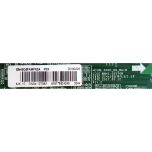 MAIN / SAMSUNG BN94-12708A / BN41-02570B / BN97-13726A / PANEL CY-QM049HLLV1H KW09 / 49A6AU0QM / MODELOS QN49Q6FA / QN49Q6FAMFXZA FA01