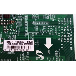 MAIN / SAMSUNG BN94-12662V / BN41-02568B / BN97-13635A / PANEL CY-GM049HGLV8H / MODELOS UN49MU6290FXZA FB02 / UN49MU6290F