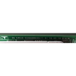 MAIN / LG EBT64292511 / EAX66886304 (1.0) / 63627810 / 64292511 / PANEL LC550AQD (EK)(A4) / LC550AQD (GJ) (A6) / MODELOS OLED55B6P-U.AUSZLH / OLED55B6P