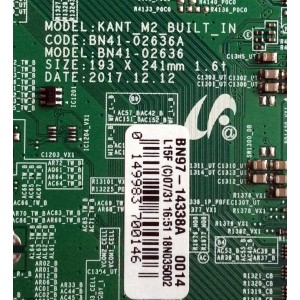MAIN / SAMSUNG BN94-13028A / BN41-02636A / BN97-14338A / PANEL CY-QN055FLLV5V / MODELO QN55Q6FNAFXZA FA01 / FA01 / QNQ6F