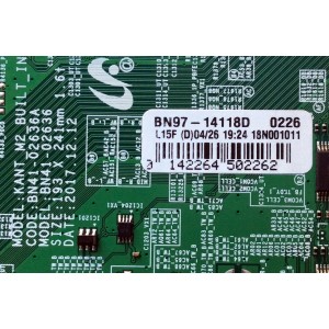 MAIN / SAMSUNG BN94-12929A / BN41-02636A / BN97-14118D / PANEL CY-SN082FLLV1H / CY-SN082FLL2H / MODELOS UN82NU8000 / UN82NU8000FXZA FA01 / UN82NU800DFXZA FA01