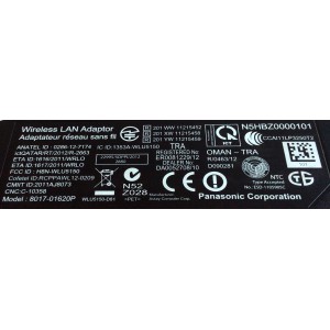 ADAPTADOR DE LAN INALÁMBRICO / PANASONIC N5HBZ0000101 / 8017-01620P / 0286-12-7174 / MODELOS TC-L42E6H / TC-P42S60 / TC-L47ET60 / TC-L50E60E / TC-L50ET60 / TC-P50ST60 / TC-P55S60 / TC-P55VT60 / TC-L55ET60 / TC-P60VT60 / TC-P60ST60 / TC-P65S60 / TC-P65ZT60