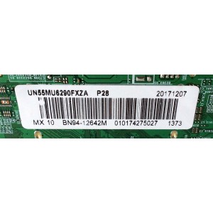 MAIN / SAMSUNG BN94-12642M / BN41-02568B / BN97-13470A / DISPLAY BN96-39233A / PANEL CY-GK055HGLVHH / MODELOS UN55MU6290FXZA FC10 / UN55MU6290F