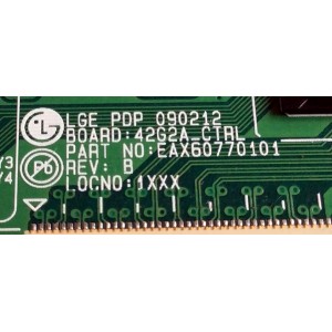 MAIN LOGICA / LG EBR63856401 / EAX60770101 / REV:B / PANEL`S PDP42G20144 / PDP42G20034 / MODELOS 42PQ30-UA.AUSBLHR /42PQ30 /42PQ10-UB.AUSNLJR / 42PQ30-UA.AUSNLHR / 42PQ6000-ZA.BEKRLJP