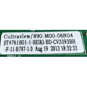 MAIN / SEIKI 38H0946 / CV3393BH-F / 1.80.60.00112 / 890-M00-06N04 / SY13249 / 890-M00-06N04 / MODELOS SE46FY10 / LE-46GCA