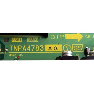 X-SUS / PANASONIC TXNSS1DXUE / TNPA4783AG / TNPA4783 / PANEL MC117F18T12 / MODELOS TC-P46G15 / TX-P46G15B