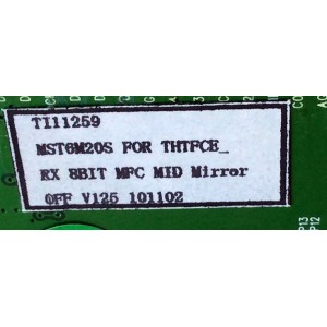 TARJETA INTERFACE / WESTINGHOUSE TI11259 / SZTHTFTV1812 / E216098 / PARTES SUSTITUTAS TI10136 / TI10143-10 / TI10143-9 / TI12010 / TI11210 / TI10201-1/2 / TI10201-2 / TI11050 / TI11071 / TI11205 / PANEL LTA550HJ12 / MODELO LD-5580Z