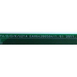 MAIN / LG EBT61875108 / EAX64280504 (1.0) / PARTE SUSTITUTA CRB31518101 / PANEL PDP50T40000 / MODELOS 50PA4500-UF.AUSLLHR / 50PA4500 / 42PA4500-UF.AUSLLJR / 50PA4500-UF.AUSLLJR