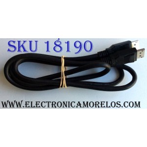 CABLE ONE CONNECT PARA CAJA DE TV / SAMSUNG DisplayPort Cable E119932 AWM STYLE 20276 80ºC 30V VW-1 / CABLE 60" 152 1/2 CM DE LARGO	