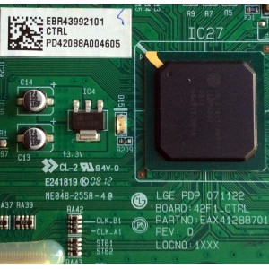 MAIN LOGICA / EBR43992101 / EAX41288701 / 42F1_CTRL / E241819 / PANEL PDP42F1T000 / MODELO SLP-4277