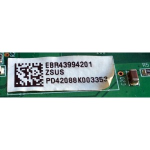 Z-SUS / EBR43994201 / EAX41289501 / 80110 / E241819 / PANEL PDP42F1T000 / MODELO SLP-4277