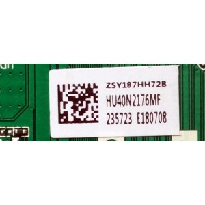 MAIN FUENTE (COMBO) HISENSE  / NUMERO DE PARTE 235723 / TP.SR.PB701 / HU40N2176MF / 36275-235723-187L / LSC400HN02 / PANEL JHD400N2F31-TXL2B1QL\S0\GM\ROH / MODELO 40EU3000 / 40EU3000 HU40N2176MF