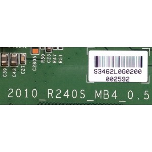 T-CON / SAMSUNG LJ94-03462L / 2010_R240S_MB4_0.5 / 3262L / SUSTITUTAS LJ94-03400M /LJ94-03623A /LJ94-03866B/ BN81-04356A/LJ94-03472K/LJ94-03472J/LJ94-03229N/BN81-04358A/BN81-04160A/ PANEL LTF550HQ02/ MODELO UN55C7000WFXZA / UN55C7100WFXZA / UN55C7100WFXZA