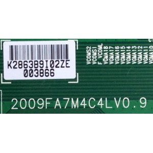 T-CON / SAMSUNG LJ94-02863B / 2009FA7M4C4LV0.9 / 2863B /SAMSUNG LJ94-02859A/LJ94-02860A/LJ94-02852D/LJ94-02860B/LJ94-02859B/LJ94-03155A/LJ94-02852C/LJ94-02853F/LJ94-02853C/ PANEL LTF400HF08 / MODELO UN40B6000VFXZA/ UN40B7000WFXZA/ UN46C5000QFXZA