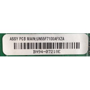 MAIN / (( NOTA RCA DAÑADO)) SAMSUNG BN94-07218E / BN41-01958B / BN97-07053R / PANEL CY-SF550DSLVCH / MODELO UN55F7100AFXZA UD02 / UN55F7100AFXZA
