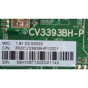 MAIN / WESTINGHOUSE F50CV3393BHP10001 / CV3393BH-P / 1.81.53.00003 / F50CV3393BHP / LTE48335 / 55H0167 / E198407 / PANEL LSC480HN05 / MODELO DWM48F1Y1