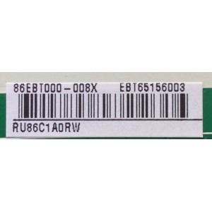 MAIN / LG EBT65156003 / EAX67872805 (1.1) / EAX67872804 (1.0) / PANEL NC550DGG ABGX3 / MODELOS 55UK6300PUE.BUSTLOR / 55UK6300PUE