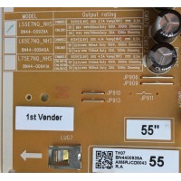 FUENTE DE PODER PARA TV SAMSUNG / NUMERO DE PARTE BN44-00939A / L55E7NQ_NHS / BN4400939A / PANEL´S CY-QN055FLAV3H /  CY-QN055FLLV3H / MODELOS QN55Q7FNAFXZA / QN55Q75CNFXZA / QN55Q75FNFXZA / QN55Q7CNAFXZA / QN55Q7FNAFXZA FB03 / QN55Q7FNAFXZA AA01