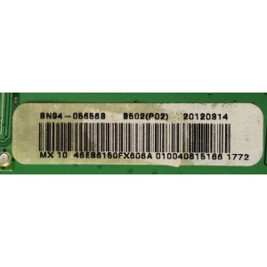 MAIN PARA TV  SAMSUNG NUMERO DE PARTE  BN94-05656B / BN41-01812A / SUSTITUTA BN94-05656A / PANEL LTJ460HJ08-V / MODELO UN46ES6150FXZA TS01	